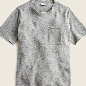 J Crew Oversized Relax Cashmere T Shirt | Navy | size xs